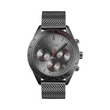  Shop Authentic Hugo Boss Talent Gunmetal Dial Grey Mesh Bracelet Watch for Men - 1513637 - Luxxuri