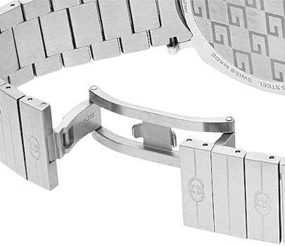  Shop Authentic Gucci Grip x Disney Quartz Silver Dial Silver Steel Strap Unisex Watch - YA157419 - Luxxuri