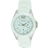  Shop Authentic Fossil Ceramic White Dial White Ceramic Strap Watch for Women - CE1002 - Luxxuri