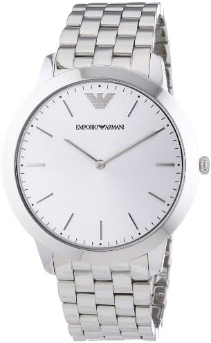  Shop Authentic Emporio Armani Classic Quartz Silver Dial Silver Steel Strap Watch For Men - AR1745 - Luxxuri