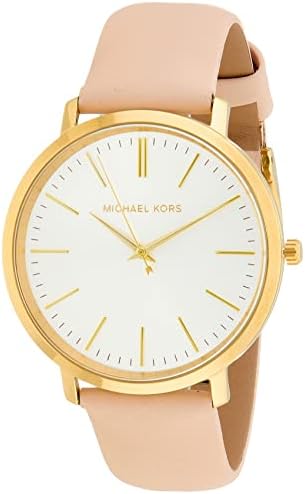  Shop Authentic Michael Kors Jaryn Quartz Gold Dial Pink Leather Strap Watch For Women - MK2471 - Luxxuri