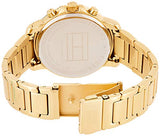  Shop Authentic Tommy Hilfiger Claudia Gold Dial Gold Steel Strap Watch for Women - 1781821 - Luxxuri