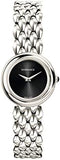  Shop Authentic Versace V-Flare Quartz Black Dial Silver Steel Strap Watch for Women - VEBN00618 - Luxxuri
