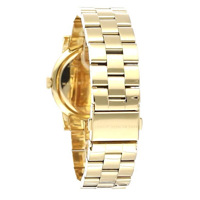  Shop Authentic Marc Jacobs Amy Glitz Black Dial Gold Steel Strap Watch for Women - MBM3334 - Luxxuri