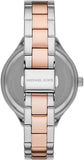  Shop Authentic Michael Kors Slim Runway Crystals Silver Dial Two Tone Steel Strap Watch for Women - MK1045 - Luxxuri