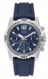  Shop Authentic Guess Commander Blue Dial Blue Rubber Strap Watch for Men - GW0211G1 - Luxxuri