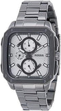  Shop Authentic Fossil Inscription Multifunction Silver Dial Grey Steel Strap Watch for Men - BQ2657 - Luxxuri