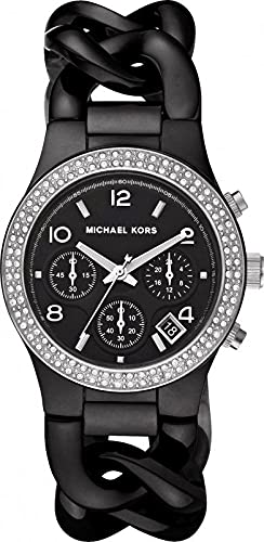  Shop Authentic Michael Kors Ceramic Black Dial Black Steel Strap Watch for Women - MK5388 - Luxxuri