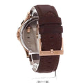  Shop Authentic Armani Exchange Hampton Chronograph Blue Dial Brown Leather Strap Watch For Men - AX2172 - Luxxuri