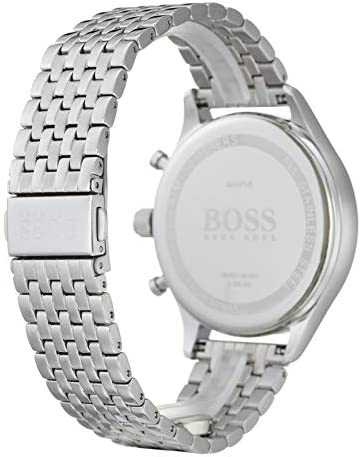  Shop Authentic Hugo Boss Companion Black Dial Silver Steel Strap Watch for Men - 1513652 - Luxxuri