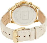  Shop Authentic Tommy Hilfiger Ari Diamonds White Dial Cream Leather Strap Watch for Women - 1781982 - Luxxuri
