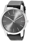  Shop Authentic Calvin Klein City Black Dial Black Leather Strap Watch for Men - K2G21107 - Luxxuri