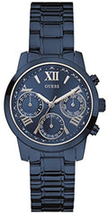  Shop Authentic Guess F14 Chronograph Analog Blue Dial Blue Steel Strap Watch For Women - W0448L5 - Luxxuri