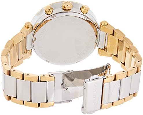  Shop Authentic Michael Kors Parker Chronograph Silver Dial Two Tone Steel Strap Watch For Women - MK5687 - Luxxuri