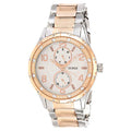 Guess Siren White Dial Two Tone Steel Strap Watch for Women - W0442L4