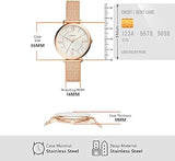  Shop Authentic Fossil Jacqueline Mother of Pearl White Dial Gold Mesh Strap Watch for Women - ES4352 - Luxxuri