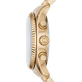  Shop Authentic Michael Kors Lexington Chronograph Blue Dial Gold Steel Strap Watch For Women - MK6206 - Luxxuri