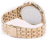  Shop Authentic Tommy Hilfiger Ari Multifunction Diamonds Silver Dial Gold Steel Strap Watch for Women - 1781977 - Luxxuri