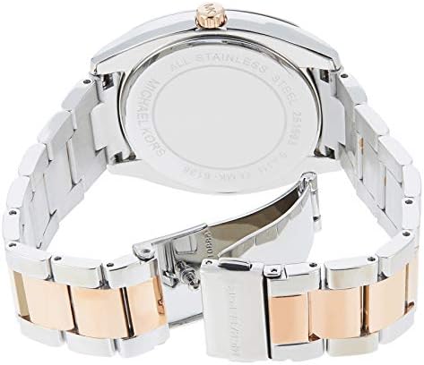  Shop Authentic Michael Kors Bryn Quartz Blue Dial Two Tone Steel Strap Watch For Women - MK6136 - Luxxuri