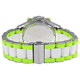  Shop Authentic Marc Jacobs Rock Chronograph White Dial White & Green Silicone Strap Watch for Women - MBM2592 - Luxxuri