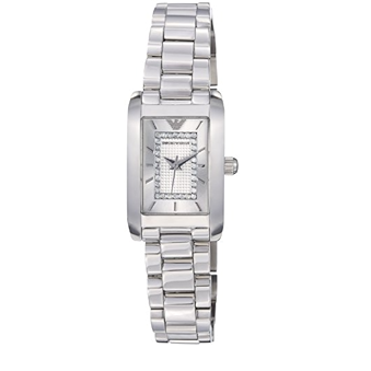  Shop Authentic Emporio Armani Classic Diamonds Silver Dial Silver Steel Strap Watch For Women - AR3170 - Luxxuri