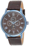  Shop Authentic Guess Delancy Analog Brown Dial Brown Leather Strap Watch For Men - W0870G3 - Luxxuri