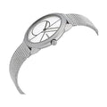  Shop Authentic Calvin Klein Minimal White Dial Silver Mesh Bracelet Watch for Men - K3M5115X - Luxxuri