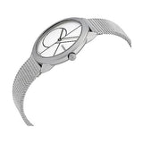  Shop Authentic Calvin Klein Minimal White Dial Silver Mesh Bracelet Watch for Women - K3M5215X - Luxxuri