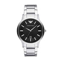  Shop Authentic Emporio Armani Sportivo Black Dial Silver Stainless Steel Watch For Men - AR2457 - Luxxuri