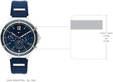  Shop Authentic Tommy Hilfiger Eve Chronograph Quartz Blue Dial Blue Rubber Strap Watch For Women - 1782281 - Luxxuri