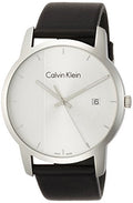  Shop Authentic Calvin Klein City Silver Dial Black Steel Strap Watch for Men - K2G2G1CX - Luxxuri