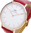  Shop Authentic Daniel Wellington Classic Suffolk White Dial Brown Leather Strap Watch For Women - DW00100120 - Luxxuri
