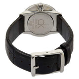  Shop Authentic Calvin Klein Accent Black Dial Black Leather Strap Watch for Women - K2Y231C3 - Luxxuri