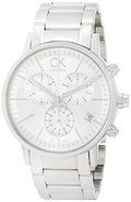  Shop Authentic Calvin Klein Post Minimal White Dial Silver Steel Strap Watch for Men - K7627126 - Luxxuri