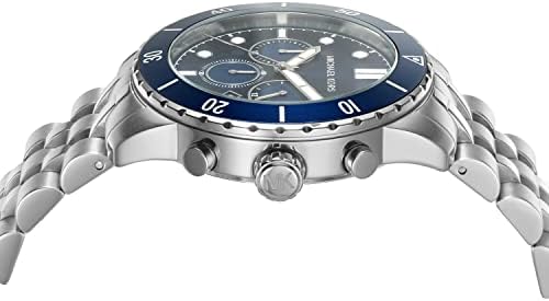  Shop Authentic Michael Kors Cunningham Chronograph Blue Dial Silver Steel Strap Watch For Men - MK8999 - Luxxuri