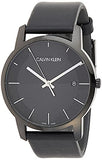  Shop Authentic Calvin Klein City Quartz Black Dial Black Leather Strap Watch for Men - K2G2G4C1 - Luxxuri