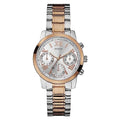  Shop Authentic Guess Mini Sunrise Analog Silver Dial Two Tone Steel Strap Watch For Women - W0448L4 - Luxxuri