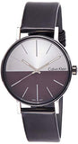  Shop Authentic Calvin Klein Boost White Black Dial Black Leather Strap Watch for Men - K7Y21CCX - Luxxuri