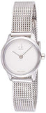  Shop Authentic Calvin Klein Minimal White Dial Silver Mesh Bracelet Watch for Women - K3M2312Y - Luxxuri