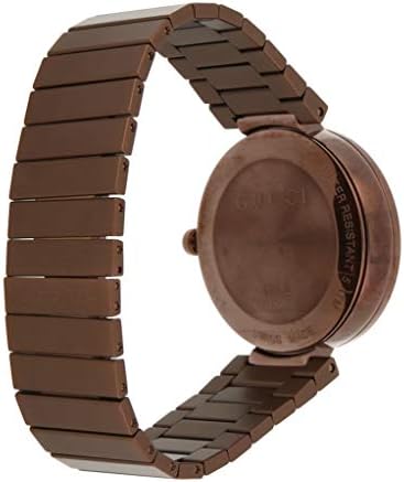  Shop Authentic Gucci Interlocking XL Brown Dial Brown Steel Strap Watch For Men - YA133211 - Luxxuri