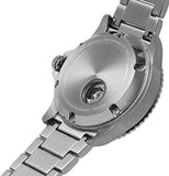 Shop Authentic Emporio Armani Meccanico Automatic Blue Dial Silver Steel Strap Watch For Men - AR60059 - Luxxuri