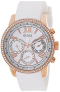  Shop Authentic Guess Sport White Dial White Rubber Strap Watch For Women - W0616L1 - Luxxuri