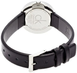  Shop Authentic Calvin Klein Firm Black Dial Black Leather Strap Watch for Women - K3N231C1 - Luxxuri