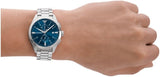  Shop Authentic Emporio Armani Claudio Chronograph Blue Dial Silver Steel Strap Watch For Men - AR11541 - Luxxuri