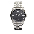  Shop Authentic Emporio Armani Classic Analog Black Dial Silver Steel Strap Watch For Men - AR0369 - Luxxuri