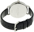  Shop Authentic Calvin Klein Even Black Dial Black Leather Strap Watch for Women  - K7B231CZ - Luxxuri