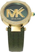  Shop Authentic Michael Kors Parker Green Dial Green Leather Strap Watch For Women - MK4724 - Luxxuri