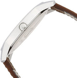  Shop Authentic Calvin Klein City Brown Dial Brown Leather Strap Watch for Men - K2G211GK - Luxxuri