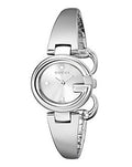  Shop Authentic Gucci Guccissima Quartz Silver Dial Silver Steel Strap Watch For Women - YA134502 - Luxxuri