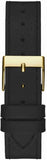  Shop Authentic Guess Fame Quartz Black Dial Black Leather Strap Watch For Women - GW0504L5 - Luxxuri